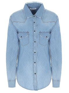 Рубашка джинсовая в горох ONE X ONE Teaspoon