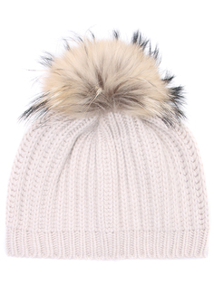 Шапка кашемировая с помпоном Panicale