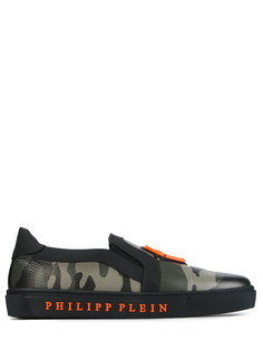 Кожаные слипоны Philipp Plein