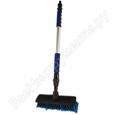 Щетка 20 см на шланг с телескопической ручкой 100см kraft kt 830044