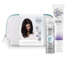 Nioxin, Подарочный набор для волос в косметичке (маска для волос + сухой шампунь), 150/65 мл