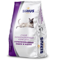 Сухой корм Sirius для стерилизованных кошек, 400 г