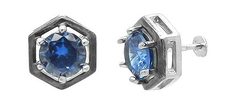 Серебряные серьги Evora