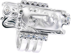 Серебряные кольца Кольца Альдзена K-25065