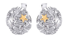 Серебряные серьги Серьги Альдзена S-25054