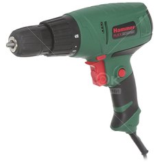 Дрель-шуруповерт сетевая Hammerflex DRL400A, 0-750 об/мин, 0.28 кВт, 10 мм