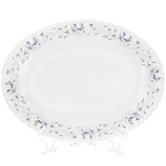 Блюдо стеклокерамическое Daniks Эдем овальное, 30.2 см