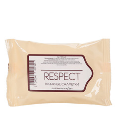 Чистка Салфетки влажные для замши Respect