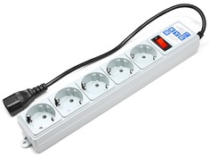 Сетевой фильтр Power Cube 5 Sockets 1.9m Grey SPG-B-6Ext