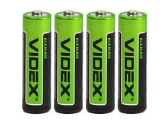 Батарейка AA - Videx LR6 VID-LR6-4S-TB (4 штуки)