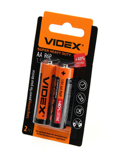 Батарейка AA - Videx R6 Small Blister VID-R6-2SmB (2 штуки)