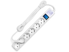 Сетевой фильтр Power Cube 5+1 Sockets 3.0m White SPG(5+1)-16B-3M