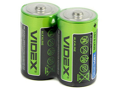 Батарейка D - Videx LR20 VID-LR20-2S (2 штуки)
