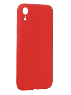 Чехол Antibacterial Case для APPLE iPhone XR TPU Ag+ с антибактериальным эффектом 1mm Red AC2071P102R