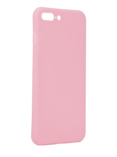Чехол Antibacterial Case для APPLE iPhone 8 Plus \ 7 Plus TPU Ag+ с антибактериальным эффектом 1mm Pink AC2071P812P
