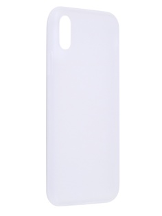 Чехол Antibacterial Case для APPLE iPhone XR TPU Ag+ с антибактериальным эффектом 1mm Matt Transparent AC2071P102M