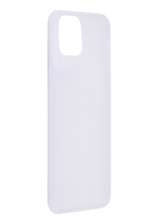 Чехол Antibacterial Case для APPLE iPhone 11 Pro Max TPU Ag+ с антибактериальным эффектом 1mm Matt Transparent AC2071P113M