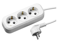 Удлинитель Сибин 3 Sockets 2m 55034-2