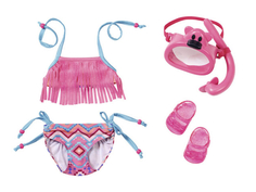 Одежда для куклы Zapf Creation Комплект одежды для летнего отдыха для куклы Baby Born 823750