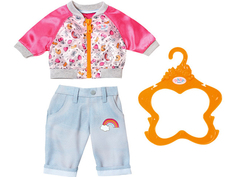 Одежда для куклы Zapf Creation Baby Born Штанишки и кофточка для прогулки 824-542B