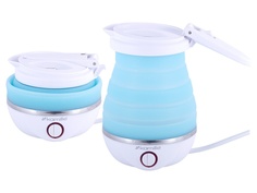 Чайник Kamille 1724 800ml Light Blue-White