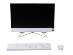 Моноблок HP 24-df0025ur White 14P96EA (AMD Ryzen 3 3250U 2.6 GHz/8192Mb/256Gb SSD/AMD Radeon Graphics/Wi-Fi/Bluetooth/Cam/23.8/1920x1080/Windows 10 Home 64-bit)