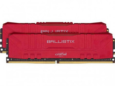 Модуль памяти Ballistix Red DDR4 DIMM 3600MHz PC-28800 CL16 - 16Gb KIT (2x8Gb) BL2K8G36C16U4R