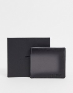 Серый кожаный бумажник Paul Costelloe