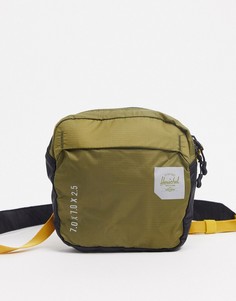 Сумка через плечо цвета хаки с черной отделкой Herschel Supply Co-Зеленый цвет
