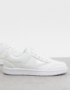 Белые кроссовки на шнуровке ASOS DESIGN-Белый