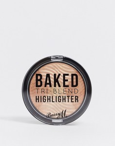 Хайлайтер для макияжа в стиле бейкинга Barry M Tri-Blend - Bronze Deco-Многоцветный