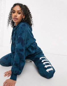 Худи с эффектом кислотной стирки ASOS 4505-Синий