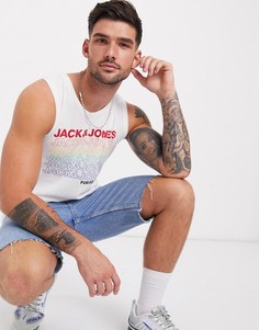 Белая майка Jack & Jones Originals PRIDE-Белый