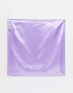 Лавандовый платок из полисатина ASOS DESIGN-Фиолетовый