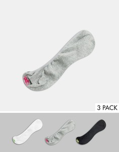 Набор из 3 пар невидимых носков Polo Ralph Lauren-Многоцветный