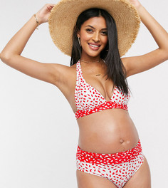 Плавки бикини в абстрактный горошек Unique 21 Maternity-Мульти