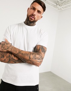 Белая свободная футболка из органического хлопка ASOS DESIGN-Белый