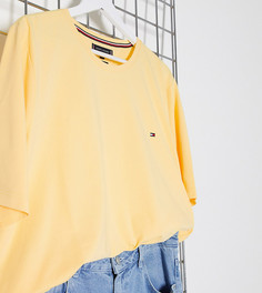 Желтая узкая футболка с логотипом Tommy Hilfiger Big and Tall-Желтый