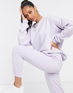 Свитшот лавандового цвета в стиле oversized от комплекта ASOS DESIGN-Фиолетовый