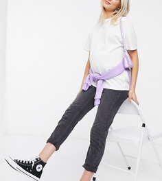 Белая футболка Topshop Maternity-Черный цвет