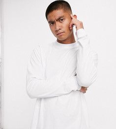 Белый лонгслив из органического хлопка COLLUSION