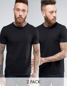 2 черные футболки HUGO by Hugo Boss-Черный