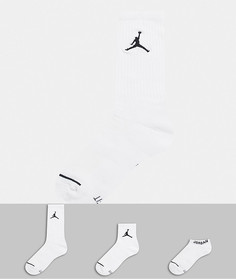 Набор из 3 пар белых носков Nike Jordan Everyday Max-Белый