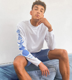 Лонгслив с принтом COLLUSION-Белый