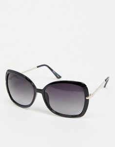 Черные квадратные солнцезащитные очки Accessorize-Черный цвет