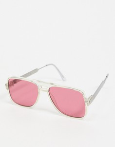 Солнцезащитные очки с розовыми стеклами Spitfire-Прозрачный