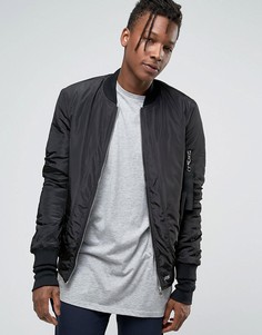 Бомбер с отцепляемыми ремешками Sixth June-Черный