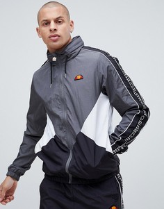 Серая спортивная куртка с фирменной лентой на рукавах ellesse Lapaccio-Серый