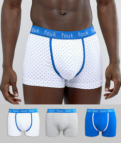 Комплект из 3 пар боксеров-брифов French Connection FCUK-Мульти