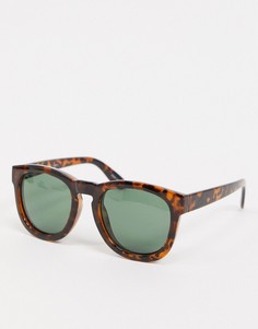 Коричневые круглые солнцезащитные очки Vero Moda-Коричневый цвет